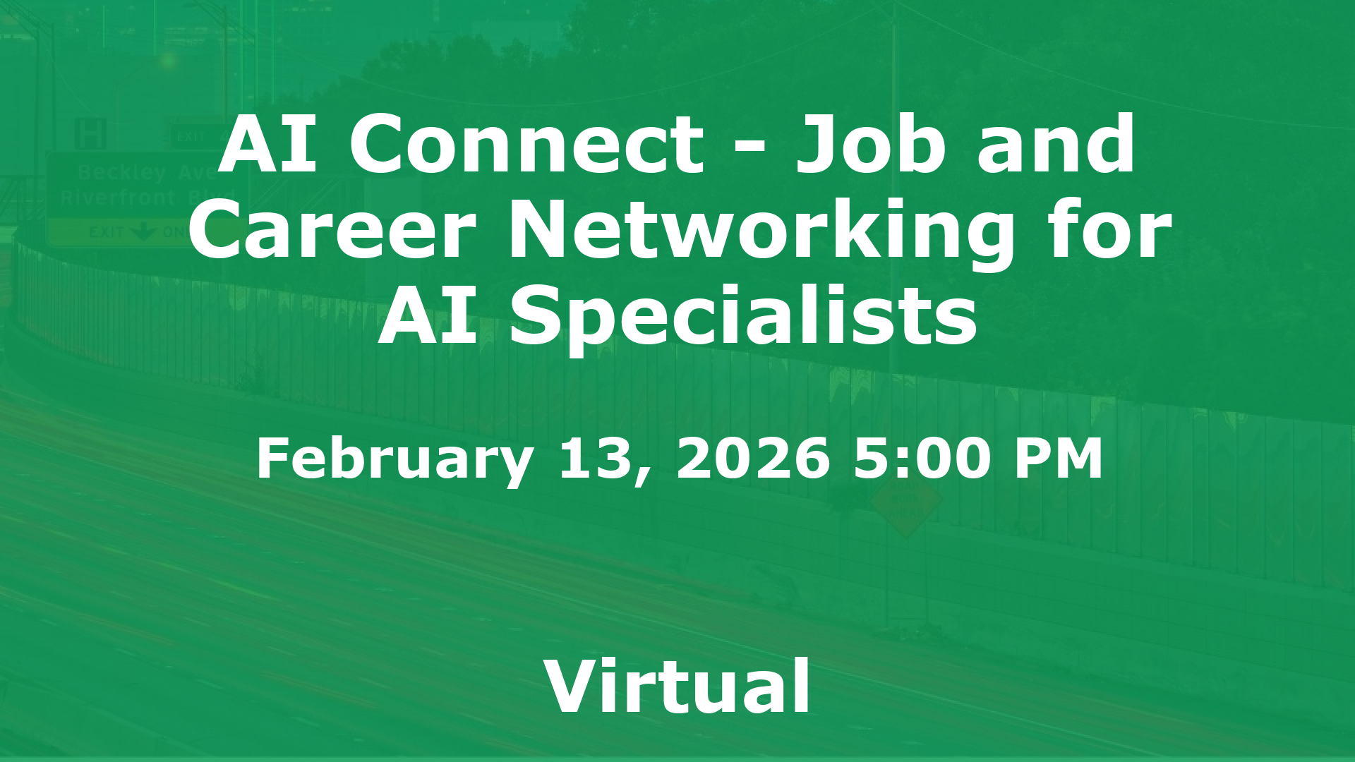 AI Connect - Job and Career Networking for AI Specialists event image